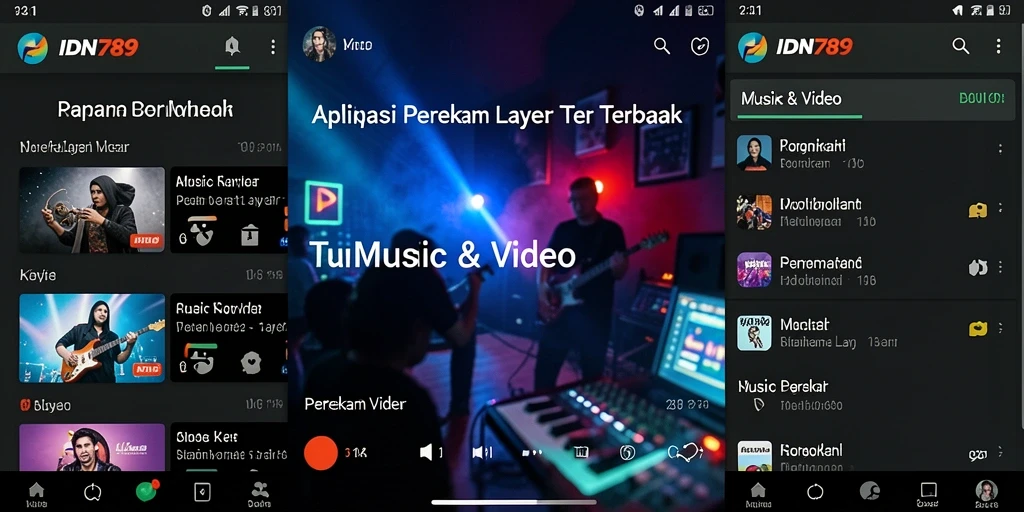Tampilan antarmuka IDN789 yang sederhana dan fungsional.