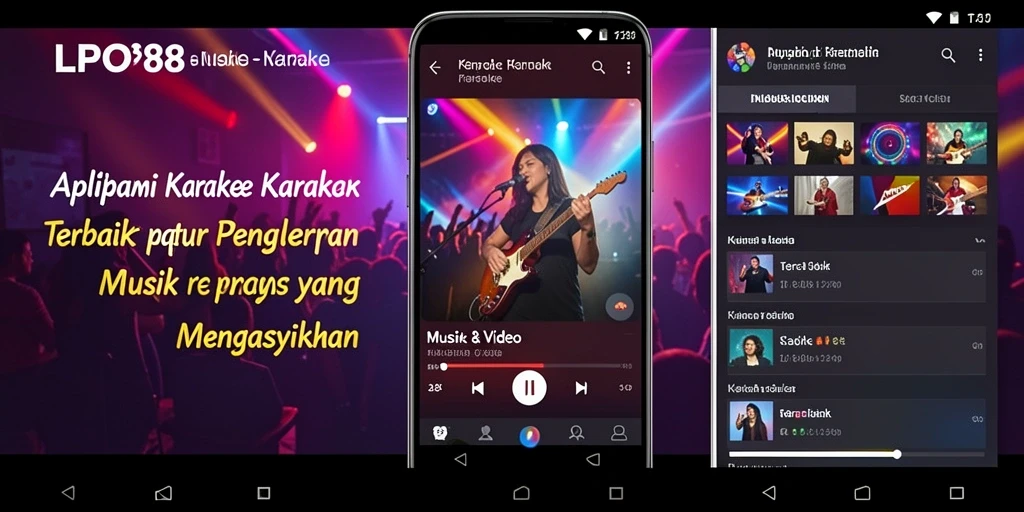 Antarmuka LPO88 yang menarik dan fungsional untuk karaoke.