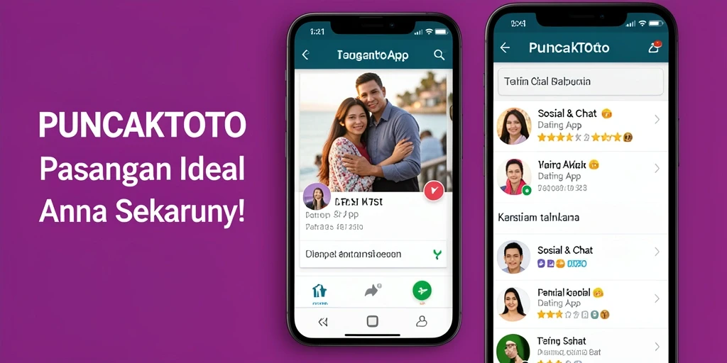 Antarmuka modern dan intuitif dari aplikasi PUNCAKTOTO.