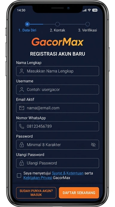 Daftar Akun Gacormax untuk Pengguna Android Indonesia